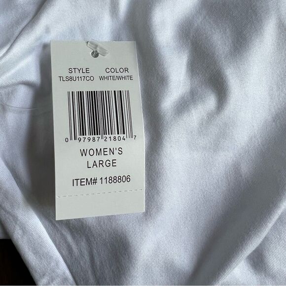 COOL 32 Degrees Top, White Size L - Picture 4 of 4